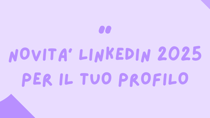 Prepararsi alle nuove funzionalità della piattaforma significa non aspettare che arrivino, ma iniziare ora a costruire un profilo nuovo